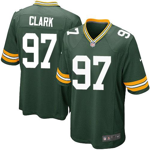 Nike Packers #97 Kenny Clark Green Team Color Youth Stitched NFL Elite Jersey - Click Image to Close